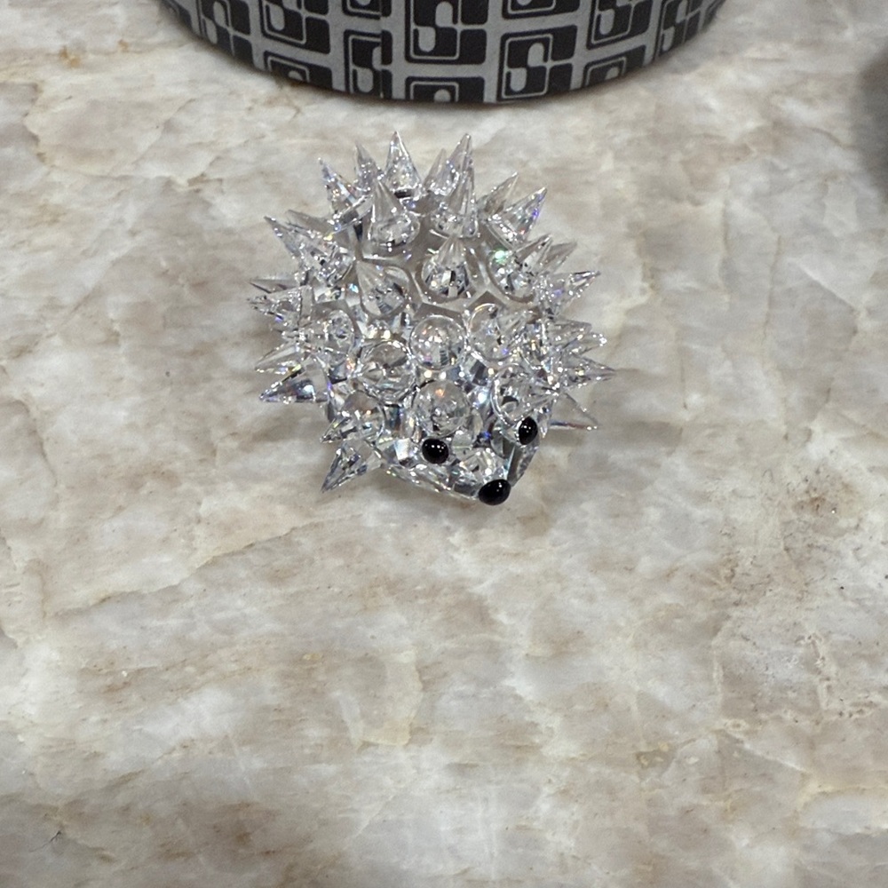 Swarovski Crystal Hedgehog Decor